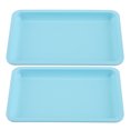 thumbnail image 1 of OULII 2Pcs Stainless Steel Jewelry Tray Storage Tray For Holding Nail Tools On Dressing Table, 1 of 8