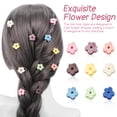 thumbnail image 5 of 40 Uds. Pinzas de garra de flores Mini pinzas de garra Mini pinzas de pelo de flores pequeñas pinzas para el cabello accesorio para el cabello de niña de las flores, 5 of 5