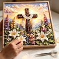 thumbnail image 3 of 3D Christian Fabric Poke Art Kit, Pre-Cut Fabric Craft Set for Adult Beginners, Nativity Scene Textured Wall Decoration, Christian Gifts & Christmas Presents for Women, 3 of 6