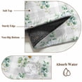 thumbnail image 5 of Summer Daisy Large Area Rugs 6x9 ft Eucalyptus Leaves Flower Gray Plaid Washable Rug Non Slip Indoor Carpet Absorbent Floor Mat for Living Room Bedroom Dining Room, 5 of 9