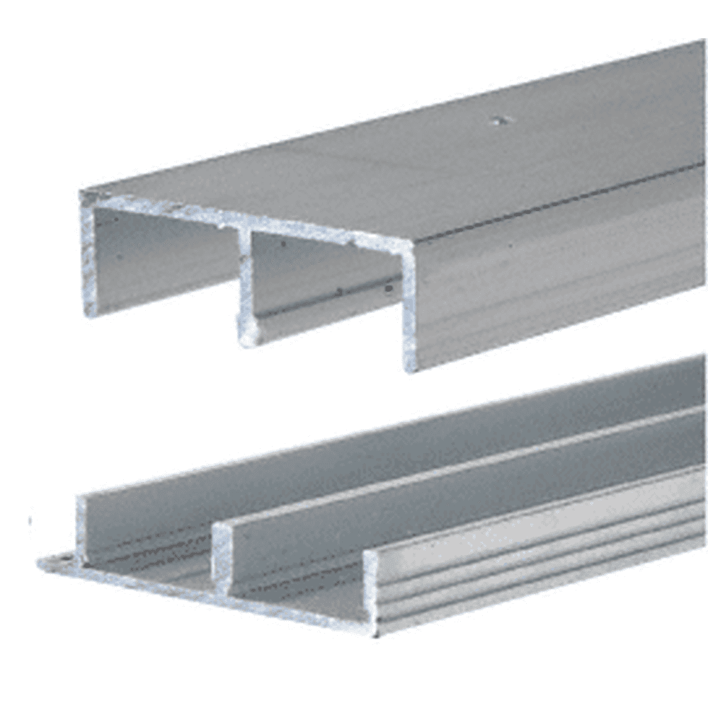 CRL EP11 Mill Aluminum Track for 3/4" Sliding Panels