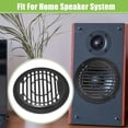 thumbnail image 3 of Unique Bargains 2 Pcs 4.5' Car Speaker Grills Cover Round 4.5 Inch Audio Subwoofer Protector with Screws ABS Black, 3 of 8