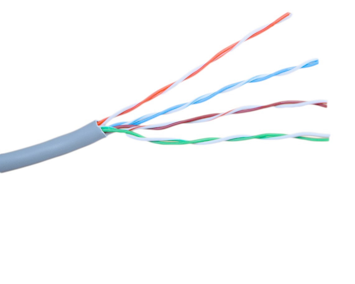 VIVO 1,000ft Bulk Cat6 LAN Network Ethernet Cable / Wire UTP Cat-6 Grey 1000 ft