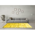 thumbnail image 3 of Ahgly Company Indoor Rectangle Abstract Yellow Contemporary Area Rugs, 6' x 9', 3 of 4