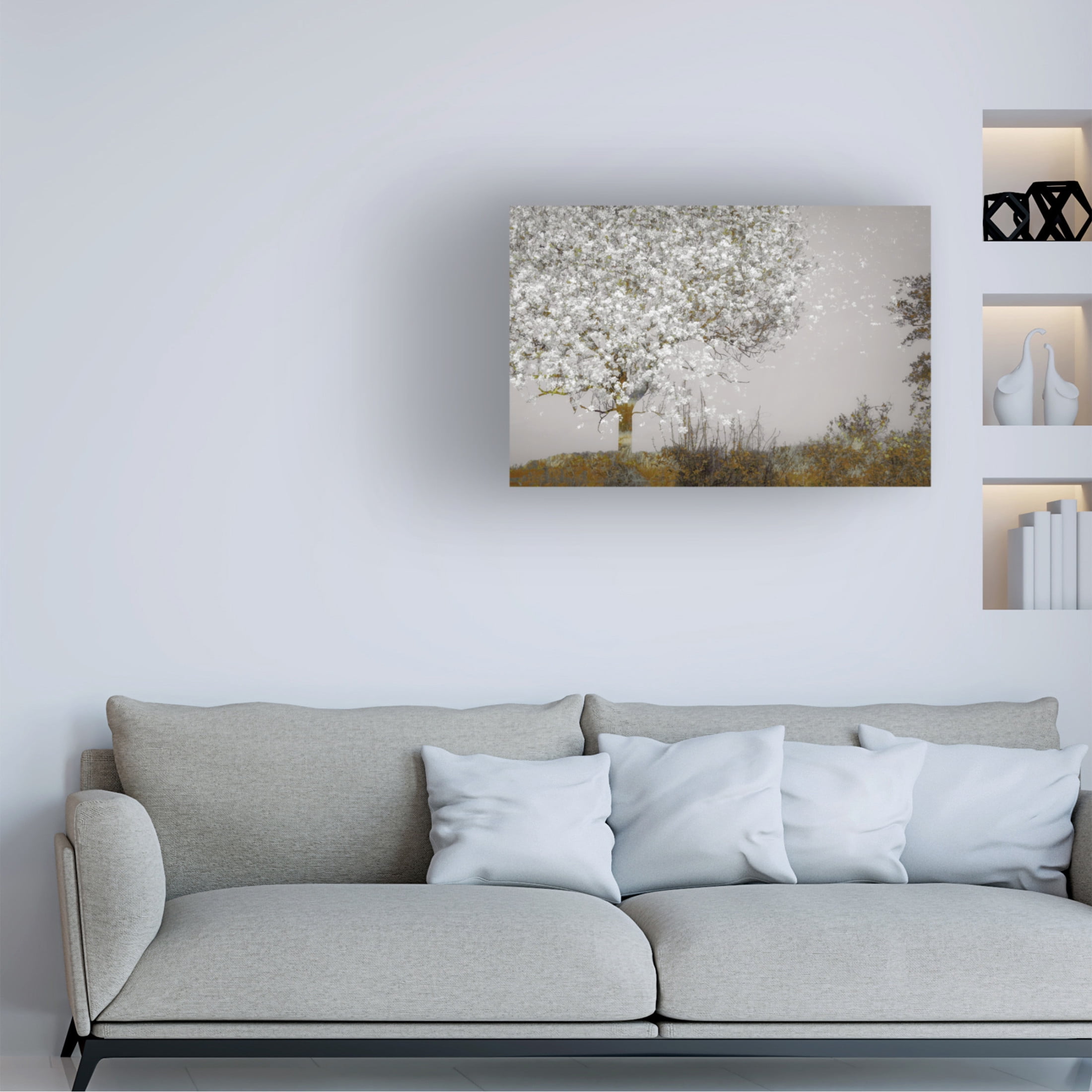 Canvas Wall Art - Hari Sulistiawan 'Fruit Tree' Wall Art for Living Room, Bedroom, or Office Décor by Trademark Fine Art - 19 x 12 Inches