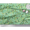 thumbnail image 3 of Soimoi polyester Crepe Fabric Leaves & Floral Artistic Print Fabric by Yard 52 Inch Wide, 3 of 5