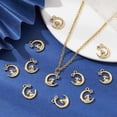 thumbnail image 4 of U8MO 20x Crescent Moon Bunny Rabbit Charms Pendants for DIY Necklace Jewelry Making, 4 of 7