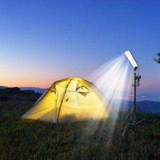 LED Camping Light Tripod Stand Rechargeable Outdoor Tent Lamp