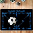 thumbnail image 2 of asddcavvf Football Foot Training Floor Mat Household Mud Sports Control Carpet Indoor Soundproof Football Mat, 2 of 6
