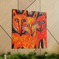 thumbnail image 6 of Foxes in Moonlight. - Canvas, 6 of 10