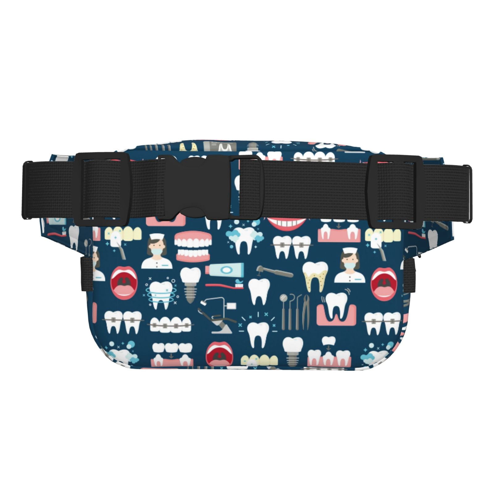 Hirioo Dental for Double Layer Waist Bag Adjustable Fanny Pack For Travel Running Hiking