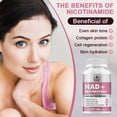thumbnail image 3 of NAD+Resveratrol Suplementos NAD+Antienvejecimiento y regeneración celular natural Resistente a sobres y tapas solubles, 3 of 5