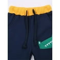 thumbnail image 4 of QEFJNO Toddler and Little Boys Cotton Pull On Active Jogger Pants Casual Sweatpants with Drawstring Size 2-7T, 4 of 7