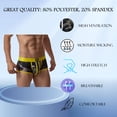 thumbnail image 4 of JOCKMAIL 2PCS/Pack Men's Underwear Boxer Briefs Breathable Mesh Boxer Brief Stretch Camouflage Underwear, 4 of 11
