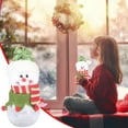 thumbnail image 4 of HongHeng 1Pc Christmas Candy Jars, Santa Elk Snowman Ornament Plastic Candy Cookie Jar Containers Candy Storage Dish Home Decor Container Favor Gift Box Bottle for Children, 4 of 6
