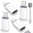 thumbnail image 1 of Adaptador USB-C a Lightning Thousover, carga rápida de 27 W, 4 unidades, 1 of 7