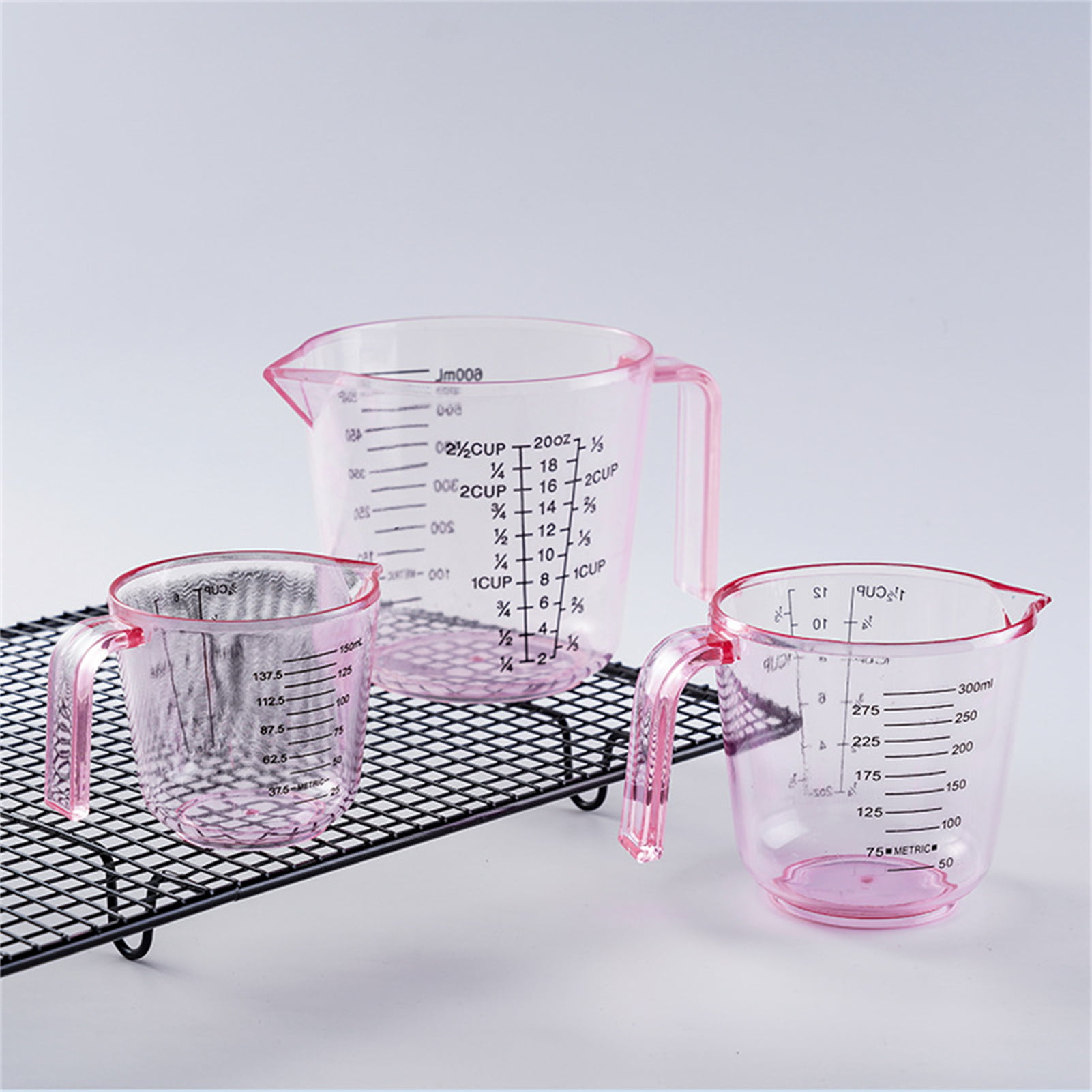 XWQ Practical Food-grade Measuring Cup Clear Scale Precise Plastic  Measuring Jar for Baking