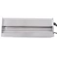 thumbnail image 4 of Outdoor Pool Fountain, Stainless Steel Rectangular 11.8" Long Waterfall Spillway with Pipe Connector LED Light Strip for Garden, 4 of 6