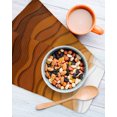 thumbnail image 3 of Orange Ombre Stripes Kitchen Dish Towels for Drying Dishes Set of 2, Farmhouse Retro Abstract Waves Art Waffle Weave Microfiber Hand Tea Bathroom Towels Quick Dry & Absorbent Towel 12x12, 3 of 7