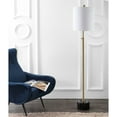thumbnail image 6 of JONATHAN Y Crosby 66" Adjustable Height Metal LED Floor Lamp, Brass/Black Marble, 6 of 9