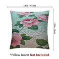 thumbnail image 4 of Fenyluxe Floral Body Pillow Cover, Pure First Love Represented Begonia Flower Pattern, Soft Comfortable Zippered Side Sleeper Pillow Case, 2pcs Blush Dark Coral White, 4 of 7