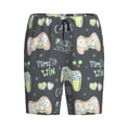 thumbnail image 4 of Gaeub Gamers Printed Men's Short Pajama Pants, Lightweight Lounge & Sleep Bottoms Keep You Cool - 3X-Large, 4 of 9