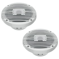 Hertz HEX 6.5 M-TW - 6.5" 4-Ohm Coaxial Marine Speakers, White Grilles, Pair