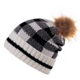 thumbnail image 2 of Babysbule Hats for Women Winter Womens Winter Knitted Beanie Hat Faux-Fur Pom Fleece Lined Warm Beanie, 2 of 2