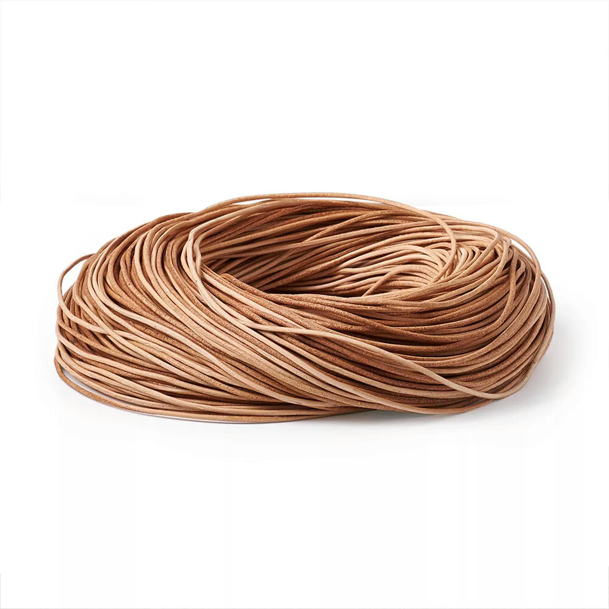 EOEMY 100M Cowhide Leather Cord Jewelry Beading Bracelet String Craft Thread 1.5mm