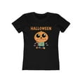 thumbnail image 2 of Pumpkin Scooter Womens Halloween Shirts Halloween Tops Cute Halloween Tshirts Women Halloween Gift for Her, 2 of 6