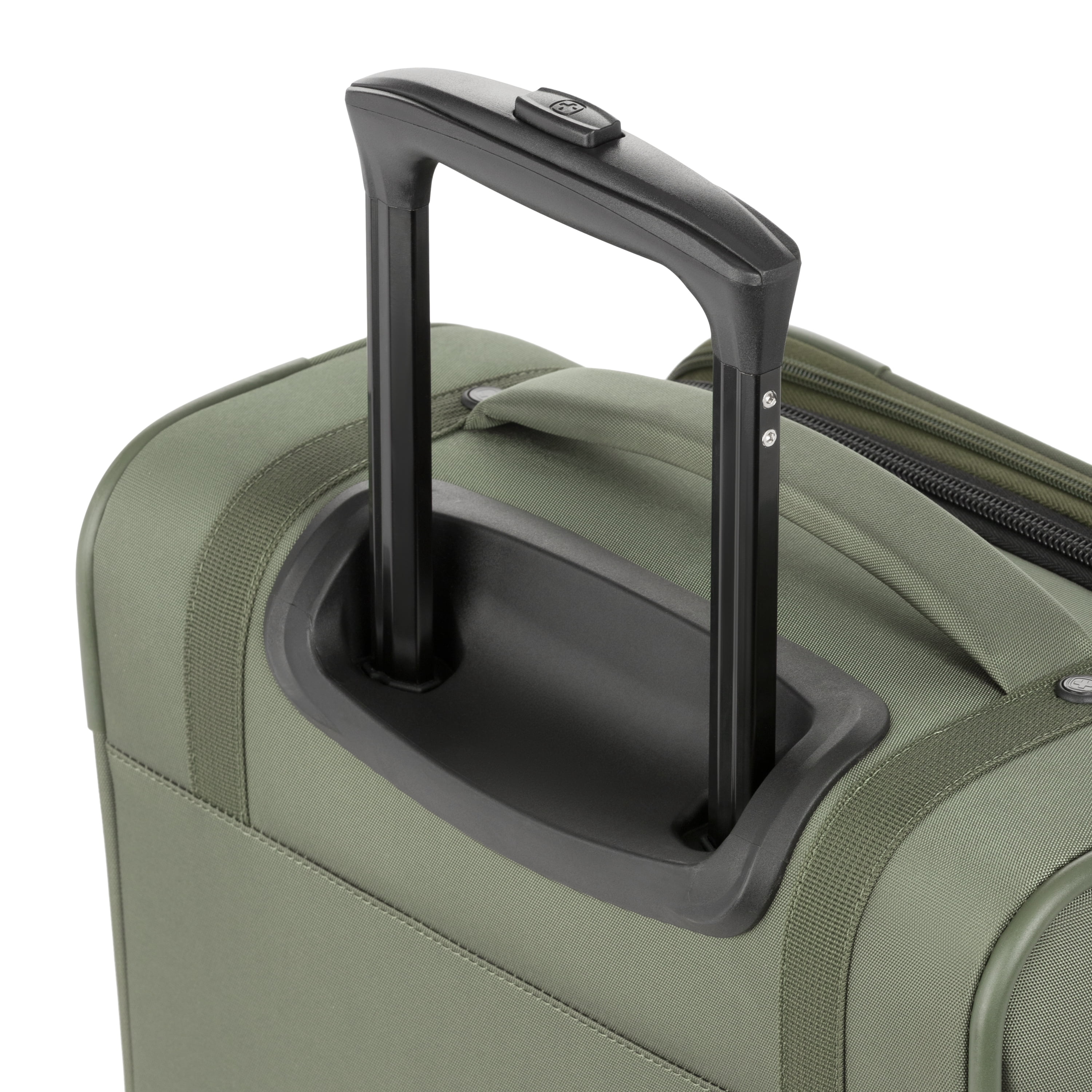 Wenger WG7062 Carry-on Spinner Luggage in Green with 8 Wheels and Built-in TSA Lock