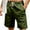 z-Army Green_#, variant on Njoeus Men's Linen Shorts, Casual Cotton Elastic Waist Shorts for Men Lightweight Summer Beach Short Pants with Pockets and Drawstring S-5XL (Available in Big & Tall Size)