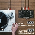GOgroove Phono Preamp EQ with 3 Band Equalizer Preamplifier with RIAA