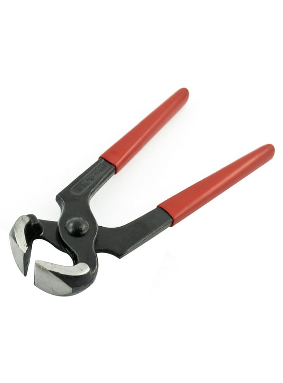 Unique Bargains Red Grip Wire Cutting Cutter End Nipper Cutting Pliers 7.1" Length