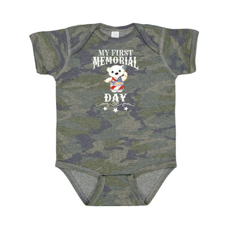 

Inktastic First Memorial Day Boy Gift Baby Boy or Baby Girl Bodysuit