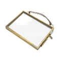 thumbnail image 1 of Yingyy Brass Glass Decoration Frame With Golden Chain Photo Frame: – Holiday Gift Commemorative Item To Complete, 1 of 6