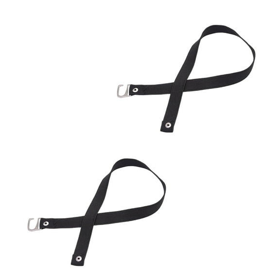 RUISINERY Women's Elastic Shoe Straps For High Heel Secures Fit Ankle Bands with Hook Stretchable Laces Fashion Shoe Accessories