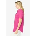thumbnail image 2 of Woman Within Plus Size Short-Sleeve Cotton Campshirt, 2 of 6