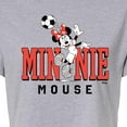 thumbnail image 3 of Disney - Minnie Name Soccer  - Juniors Cropped Cotton Blend T-Shirt, 3 of 5
