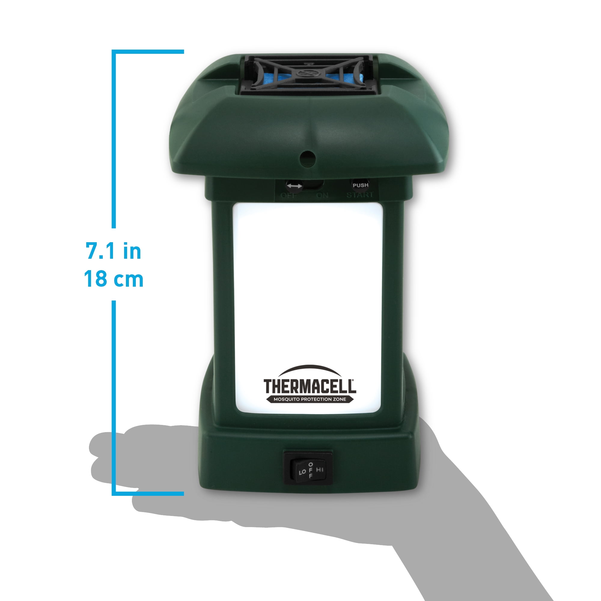 Thermacell Halo Patio Shield Mosquito Repeller Brown Black Mosquito Relief To 15 Foot Zone And Blends With Tabletop Decor Deet Free No Spray Protection Lasting Up To 48 Hours Of Run Time Walmart Com