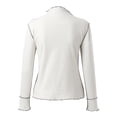thumbnail image 4 of Vedolay Womens Fall Clothing Solid Plain Cute Tops Slim Fit Half Sleeve Shirts Blouse B,XL, 4 of 4