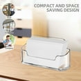 thumbnail image 2 of 4 Pcs Office Business Card Holder Name Organizer Show Rack Cards Clip Single Layer Wall Hanging, 2 of 6