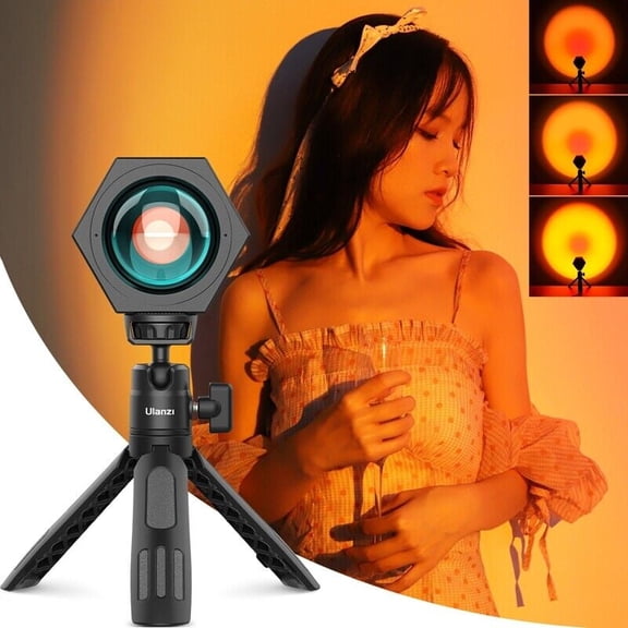 Ulanzi 10W Sunset Projector LED Fill Light Live S1 Live Atmosphere Projection Night Lamp
