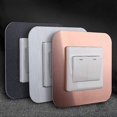 thumbnail image 2 of Gold Switch Surround Frame,socket Switch Cover,switches Sticker,switch Covers For Sockets,gold Home Accessories(2pcs, Silver), 2 of 5