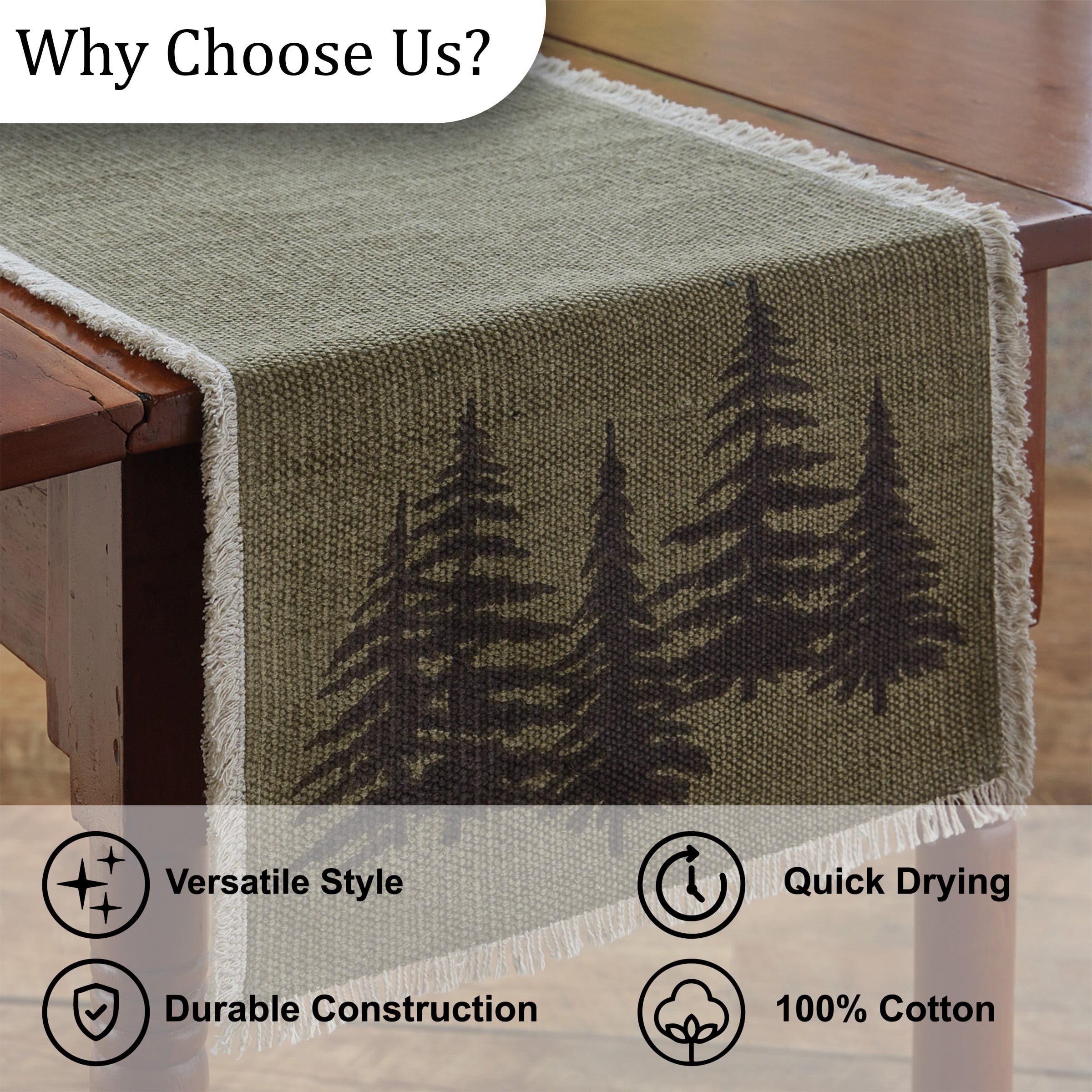 Park Designs Hemlock Table Runner 13" x 36"