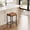 Brown-1, variant on Bar Stools Set of 4, 26 Inch Counter Height Bar Stools, Modern Saddle Bar Stools with Thick Faux Leather Seat, Metal Frame & Footrest, Kitchen Island Stools for Dining Room Pub Café, Brown