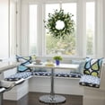 thumbnail image 7 of EUDIDV Artificial Plant Lights Green Wreath Winter Spring Summer Wreaths For Front Door With Leaves Indoor Outdoor Farm Home Wall Window Festival Valentines Day Decor Wreaths;for Home Decor, 7 of 7