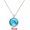 Blue, variant on Full Moon Rising Moon Pendant Necklace Glow In The Dark Luminous Chain Women :yq-Grey