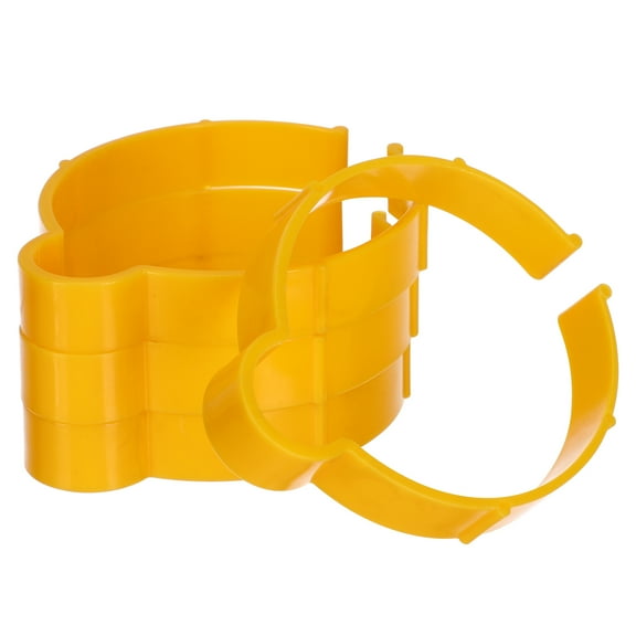 4PCS Yellow Vinyl Wrap Storage Clips for Car Decal and Sticker Rolls - Size S, Tool for Vinyl Wrap Sheets