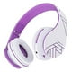 thumbnail image 3 of Auriculares Over-Ear Bluetooth PowerLocus, inalámbricos y plegables con micrófono, ranura Micro SD, FM. iPhone/Samsung/iPad/PC (Blanco/Violeta), 3 of 3